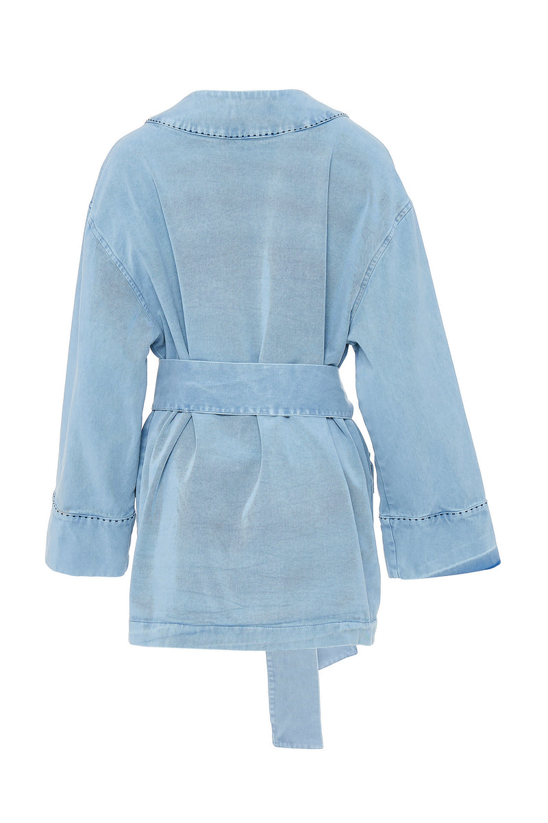 Monika Jacket in Light Blue