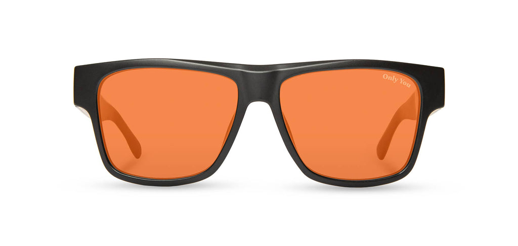 Smokey Bear x CAMP Cliff Sunglasses in Matte Black: HD Plus Polarized Amber Lense