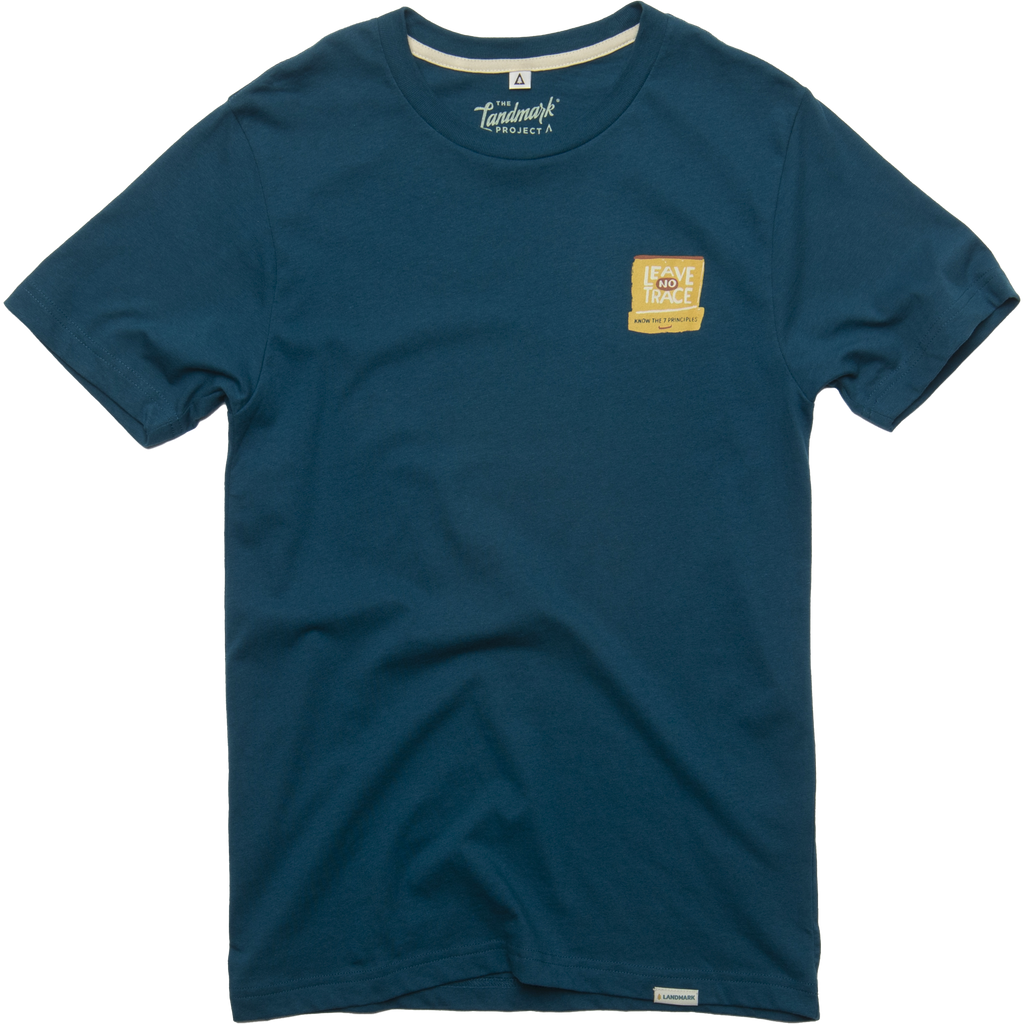 Leave No Trace Matchbooks Tee in Vintage Royal (Unisex)