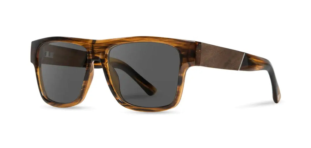 CAMP Cliff Sunglasses in Tortoise: HD Plus Polarized Grey Lense