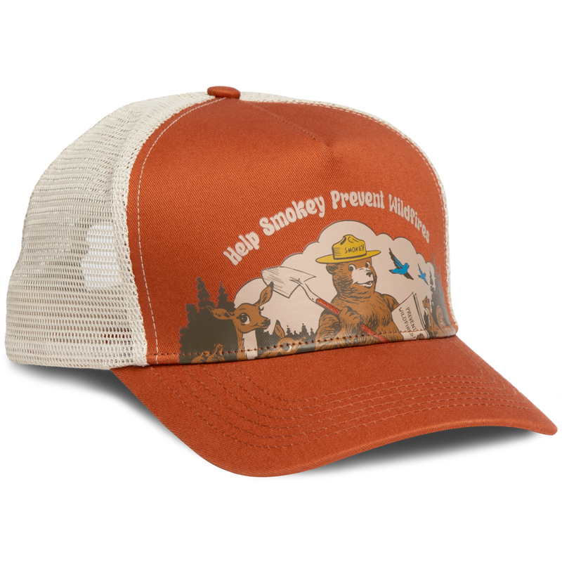 Help Smokey Trucker Hat in Terracotta