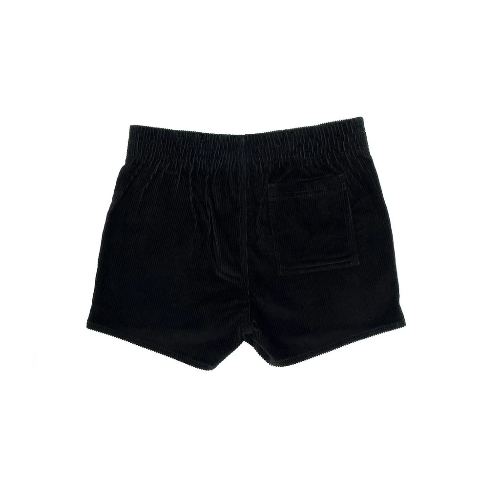 Corduroy Shorts in Black