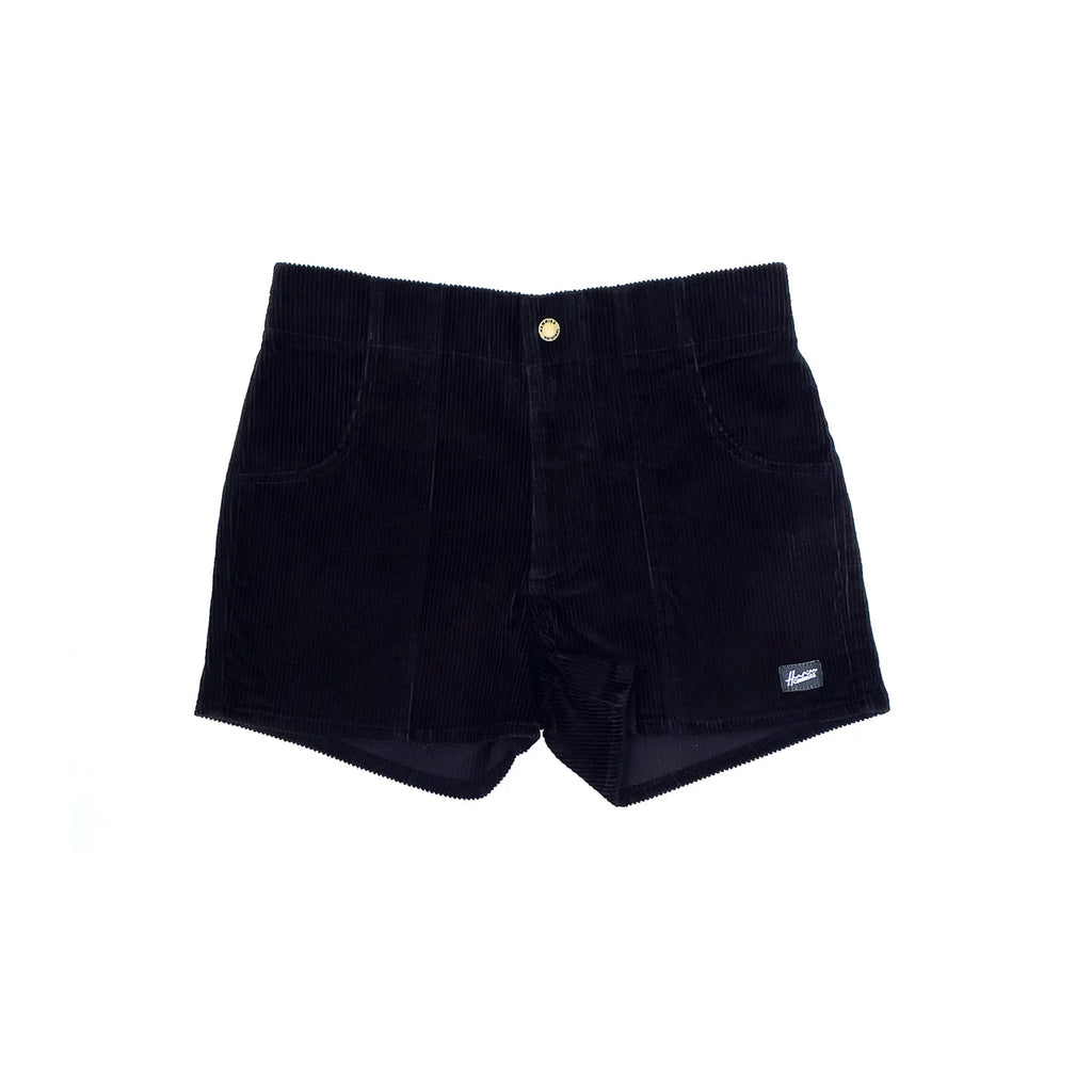 Corduroy Shorts in Black