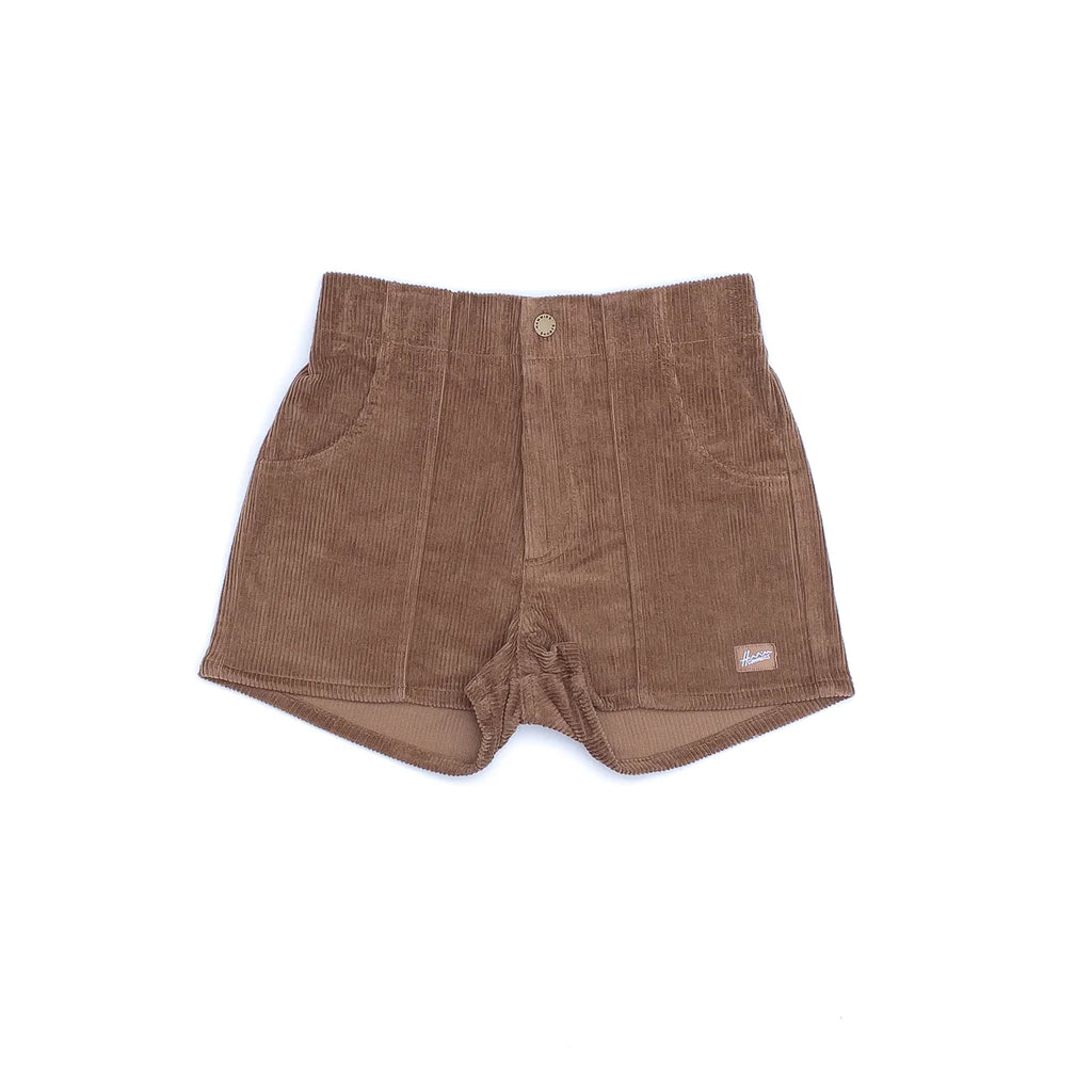 Corduroy Shorts in Brown