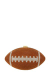 Rhinestone Football Clutch