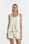 Rosel Top in Off White