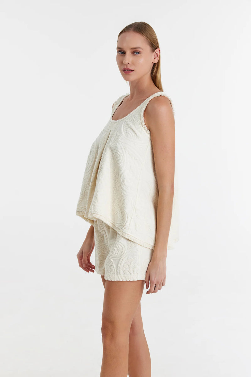 Rosel Top in Off White