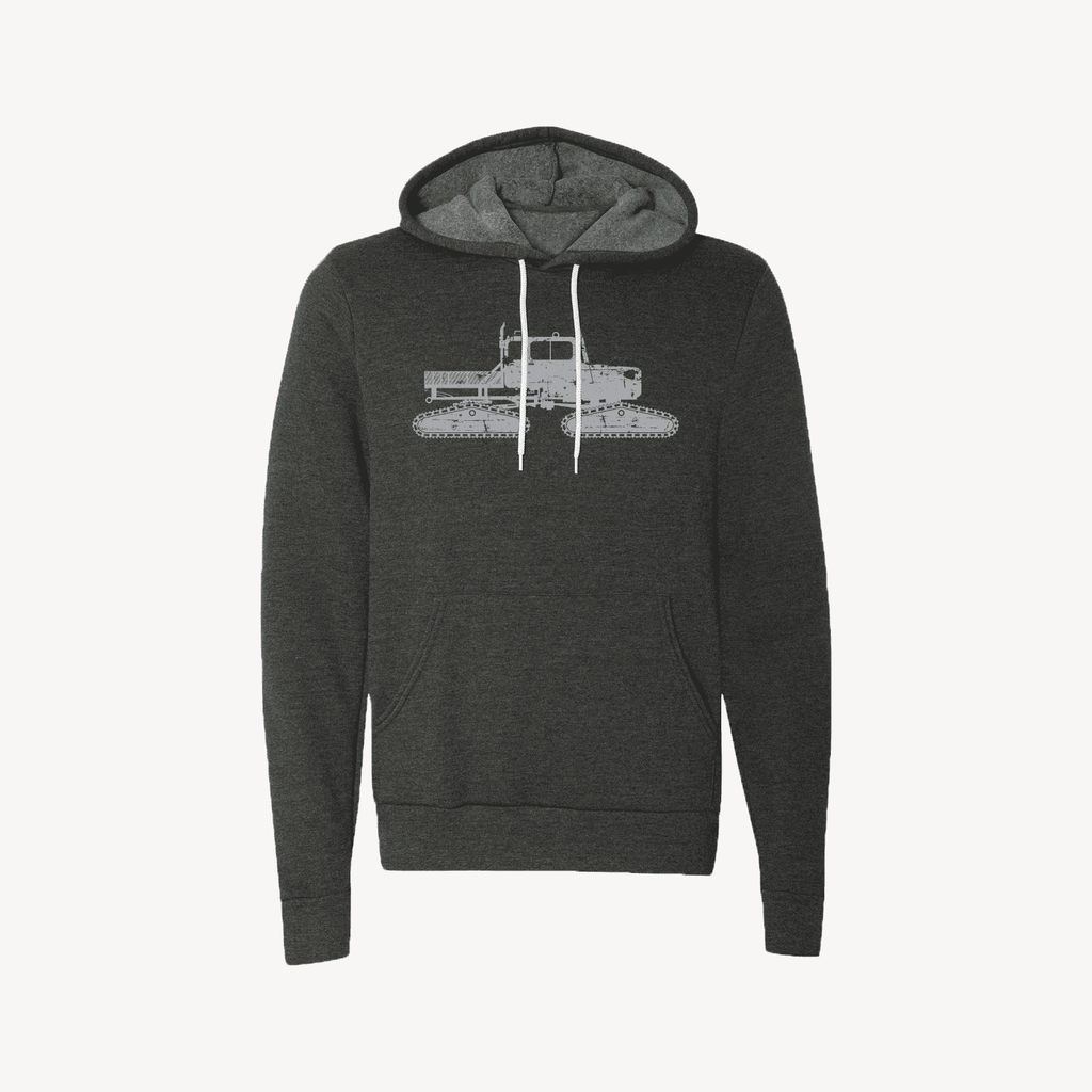 Snowcat Pullover Hoodie in Charcoal